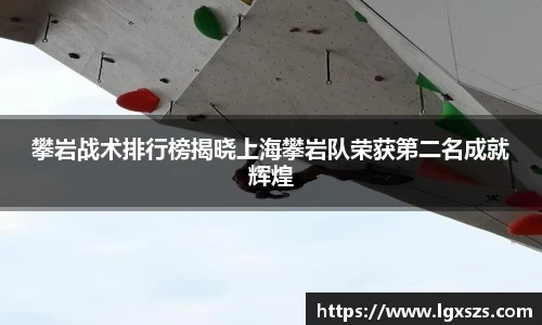 攀岩战术排行榜揭晓上海攀岩队荣获第二名成就辉煌